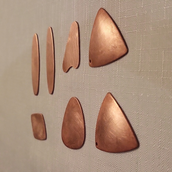 Copper enamelling blanks, 7 units - Picture 4 of 5